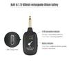 Wireless Guitar Transmitter + Receiver Built In Rechargeable Battery Micro USB