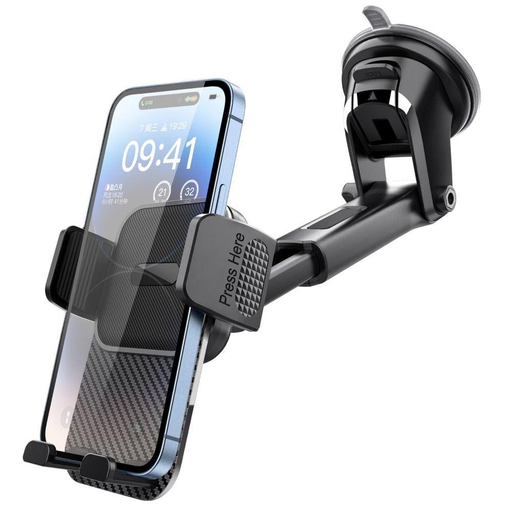 Extendable Phone Stand 360° Rotation Phone Holder Mount Universal Windshield Phone Mount  for Car
