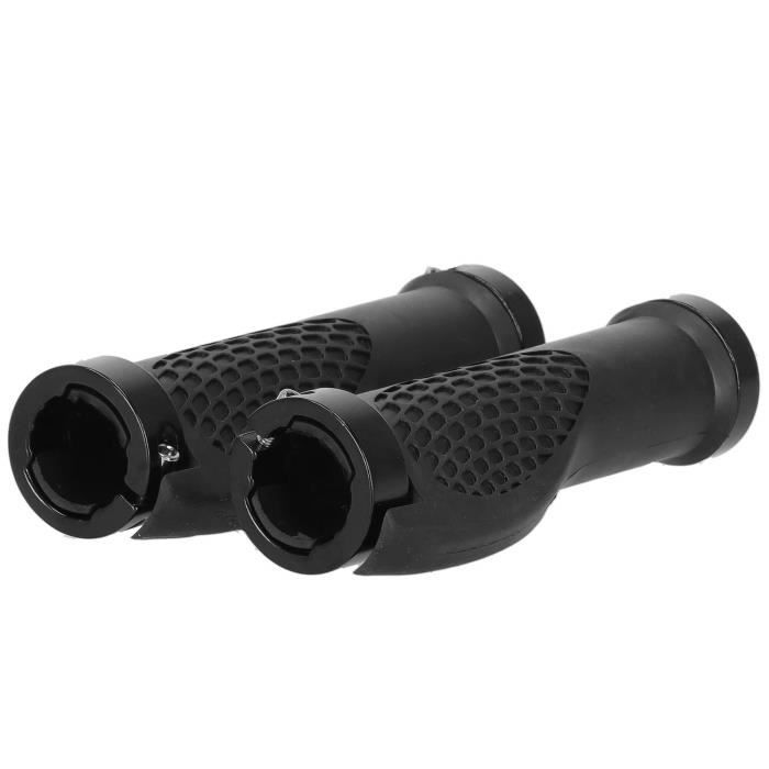 SPRINGOS® Paire de Poignées de Vélo Ergonomiques en Caoutchouc Souple Antidérapant 13 cm