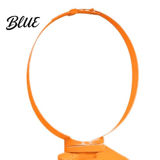Summer Sun Hat 3D Printed Head-Mounted Visor UV Protection Ergonomic Hands-free Palm Design Wearable Head Mount Shade Cap with Open Frame Breathable