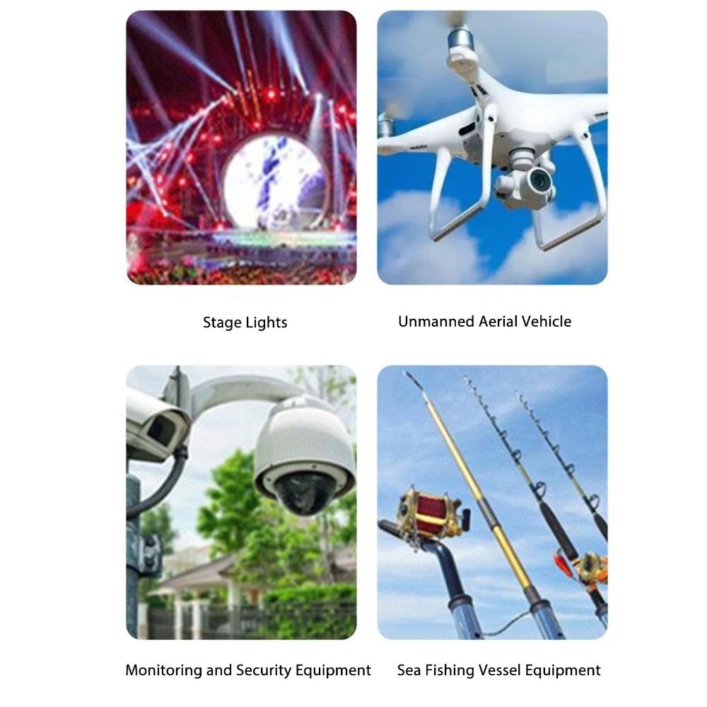 2 Road Conductive Ring Collector 20A Rotary Collector Ring Durable Electrical Slip Ring  Turntables