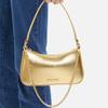 New CHARLES&KEITH Synthetic Leather Shoulder Bag Crossbody Bag Handbag Small Size Women's Noir Black/Silver/Gold CK2-80151362-A