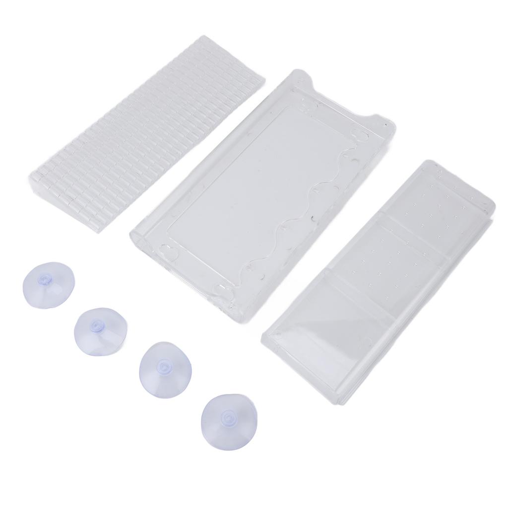 Window Bird Feeder for Outdoor Plastic Clear Bird Feeder Transparent Bird House with Strong Suction