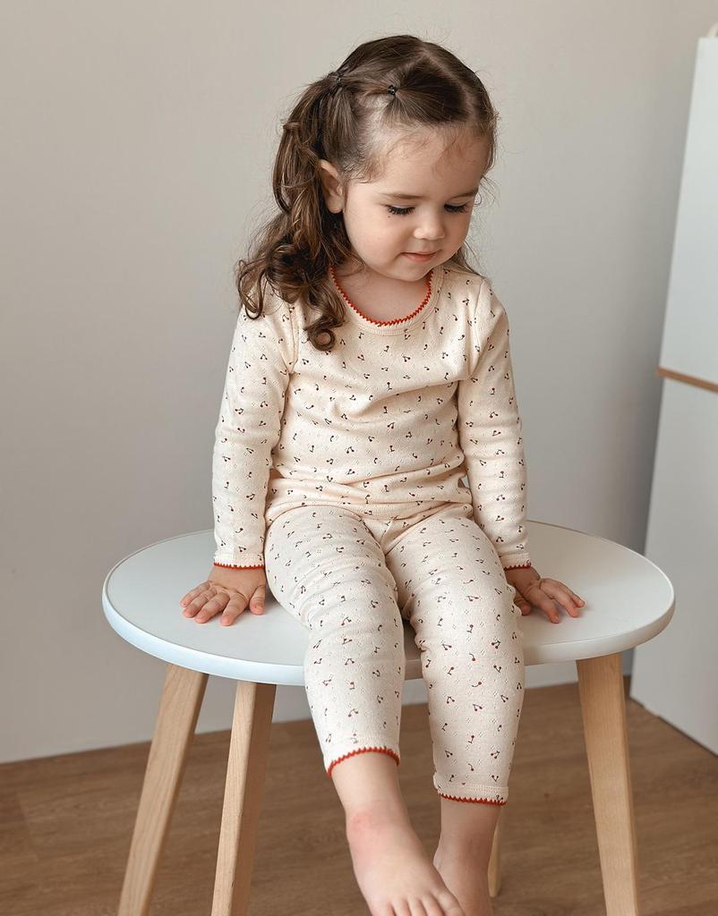 Autumn Kids' Cotton-Silk Pajama Set for Boys and Girls