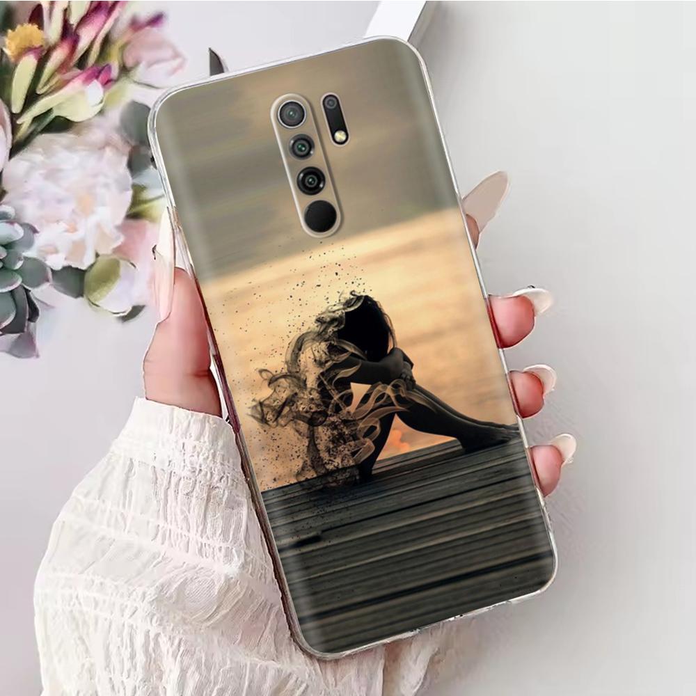 Phone Case For Xiaomi Redmi 9 Case Soft TPU Silicone Back Cover for Xiaomi Redmi 9 Redmi9 Case Transparent Bumper Cover Fundas
