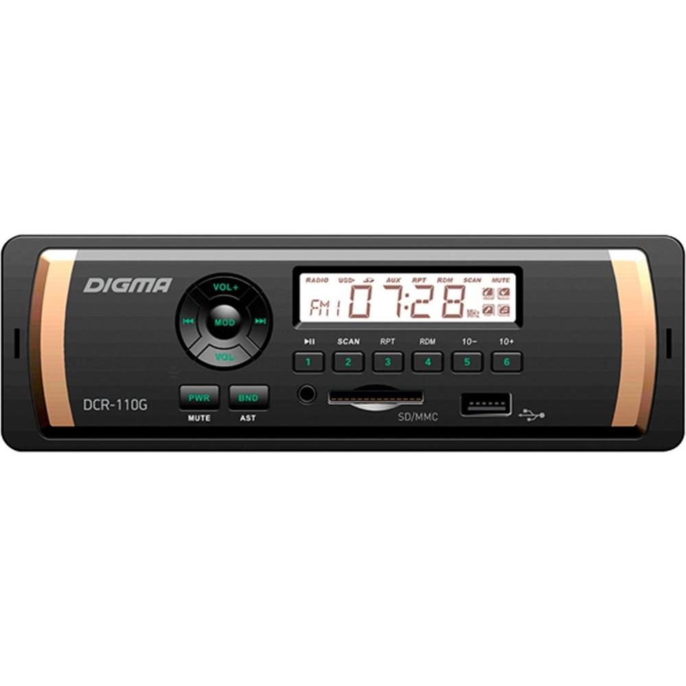 

Автомобильная магнитола Digma Dcr-110g