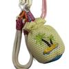 Neck Hanging Crossbody Headphone Bag Mesh Pouch Small Coin Purse Sweet Lanyard Lipstick Bag  Summer