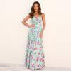 S-XL Women's Dresses New Women's Summer Dresses Halter Dress Beach Holiday Long Dress Slim Thin Dresses