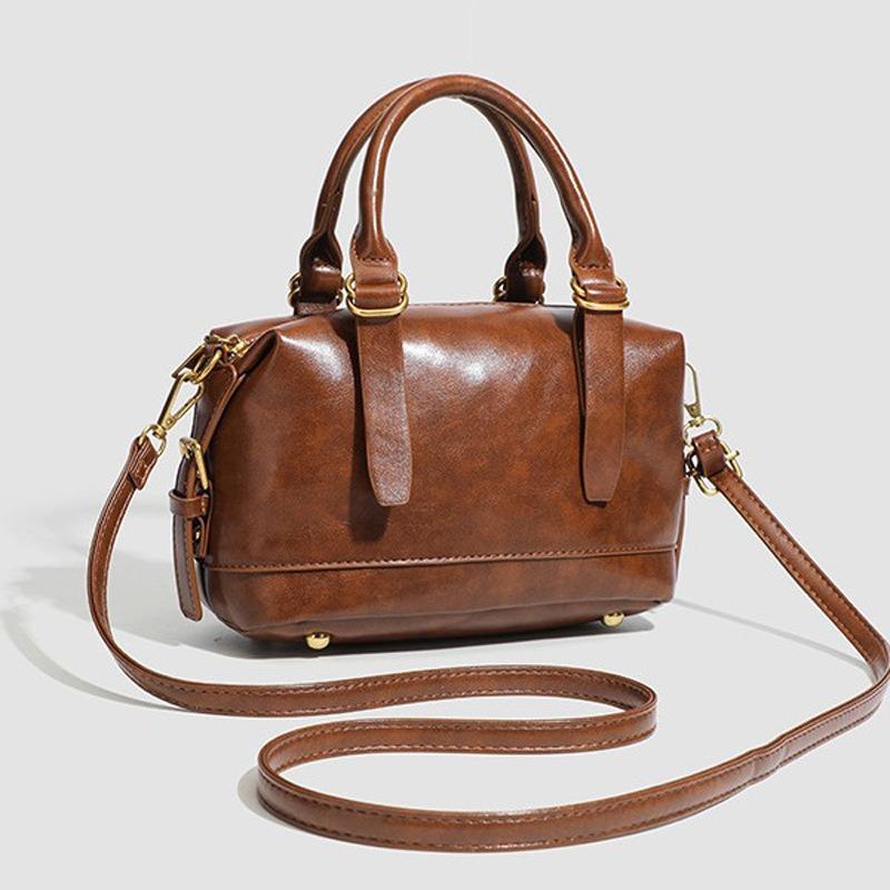 New retro trend bowling bag versatile portable messenger shoulder bag fashionable pillow bag