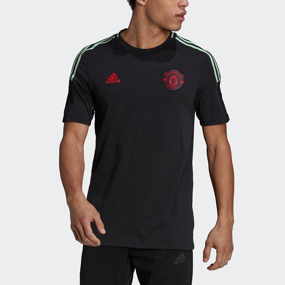 Adidas Manchester United Football Sports Short-Sleeve Tee Men Tops Black GR9579