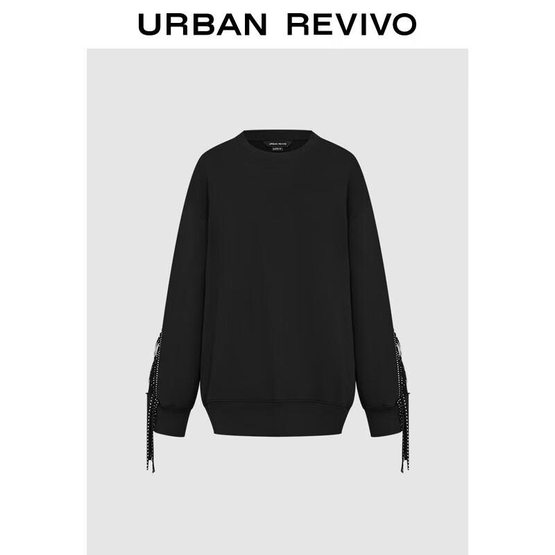 

UR 2025 Women s Beaded Fringe Oversized Sweatshirt S (XS-S)