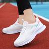 Breathale Casual Sneakers Women Knitted Lightweight Running Shoes Anti-slip Casual Sports Footwear for Jogging Walking Traveling