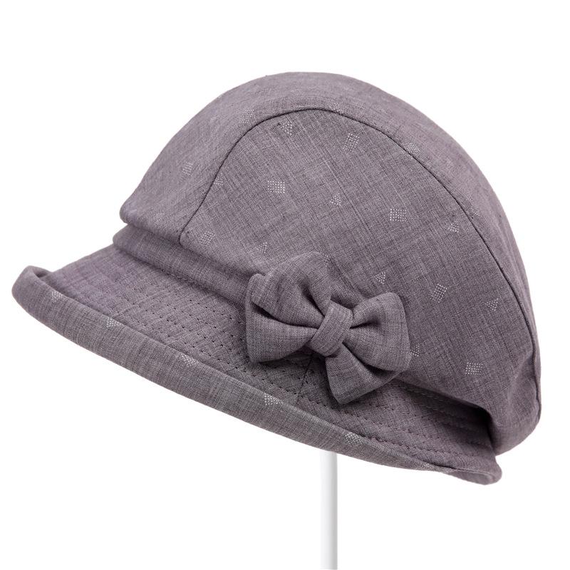 Petit chapeau de pêcheur à bords roulés avec décor de ceinture à nœud, chapeau de soleil Simple et élégant, chapeaux seau adaptés aux voyages