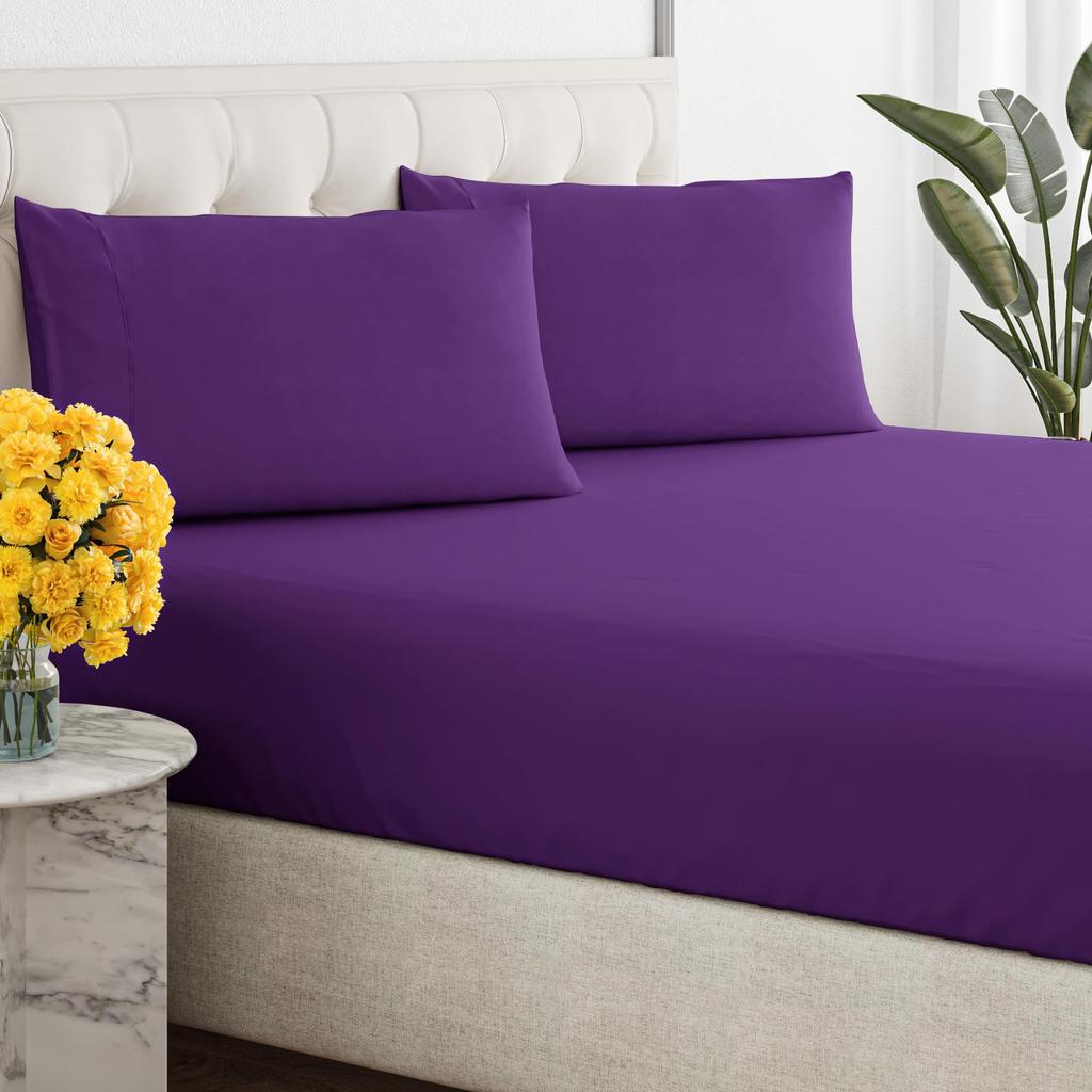 Simple Solid Color Pattern Mattress Three-Piece Digital Printing Mattress Bedding Set Adult Children