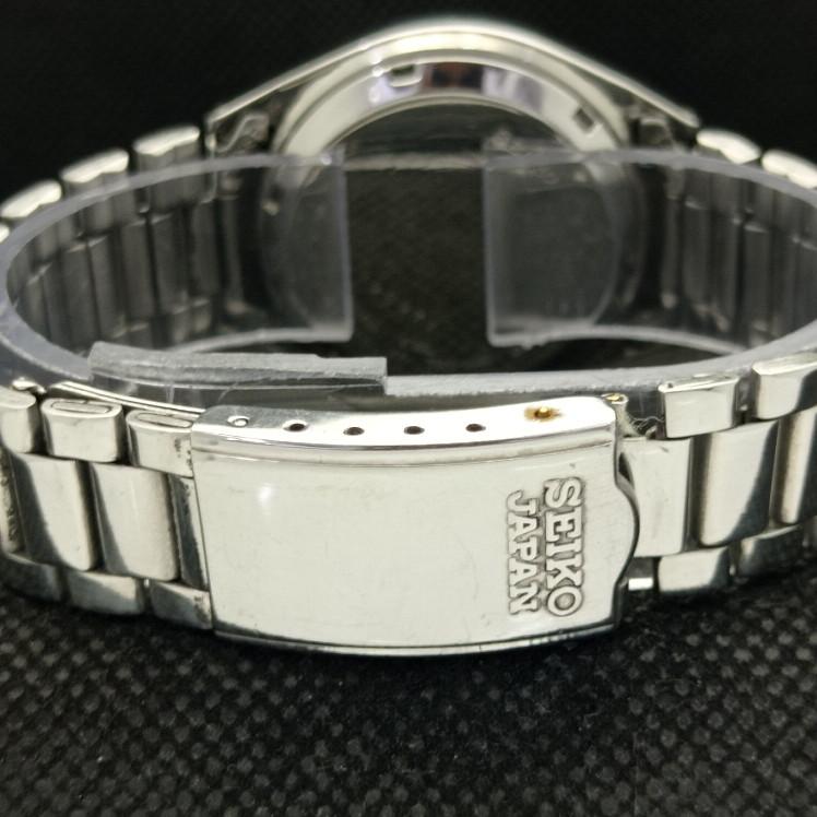 POUŽITÉ VINTAGE SEIKO 5 AUTOMATIC 7S26A JAPONSKO PÁNSKÉ BÍLÉ HODINKY 621b-a413551-2 SKU621b-a413551