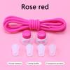 Spring Lock Shoelaces No Tie Shoe Laces Sneakers Round Elastic Shoe Lace Kid Adult Quick Without Ties Shoestrings Rubber Bands