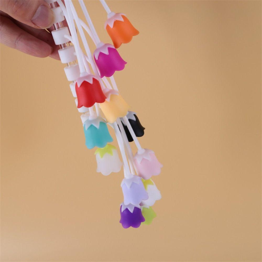 Splash Proof Flower Straw Topper Reusable Straw Caps for Stanley Yeti Tumbler Cup 10mm Straws