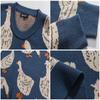 Men's Trendy Crew Neck Long Sleeve Knit Sweater - Autumn/Winter Casual Loose Jacket