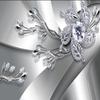 Maßgeschneiderte Tapete 3D-Wandbild Beliebige Größe Diamantblumenmuster Hintergrund Moderne Kunst Großes Wandgemälde Wohnzimmer Heimdekoration