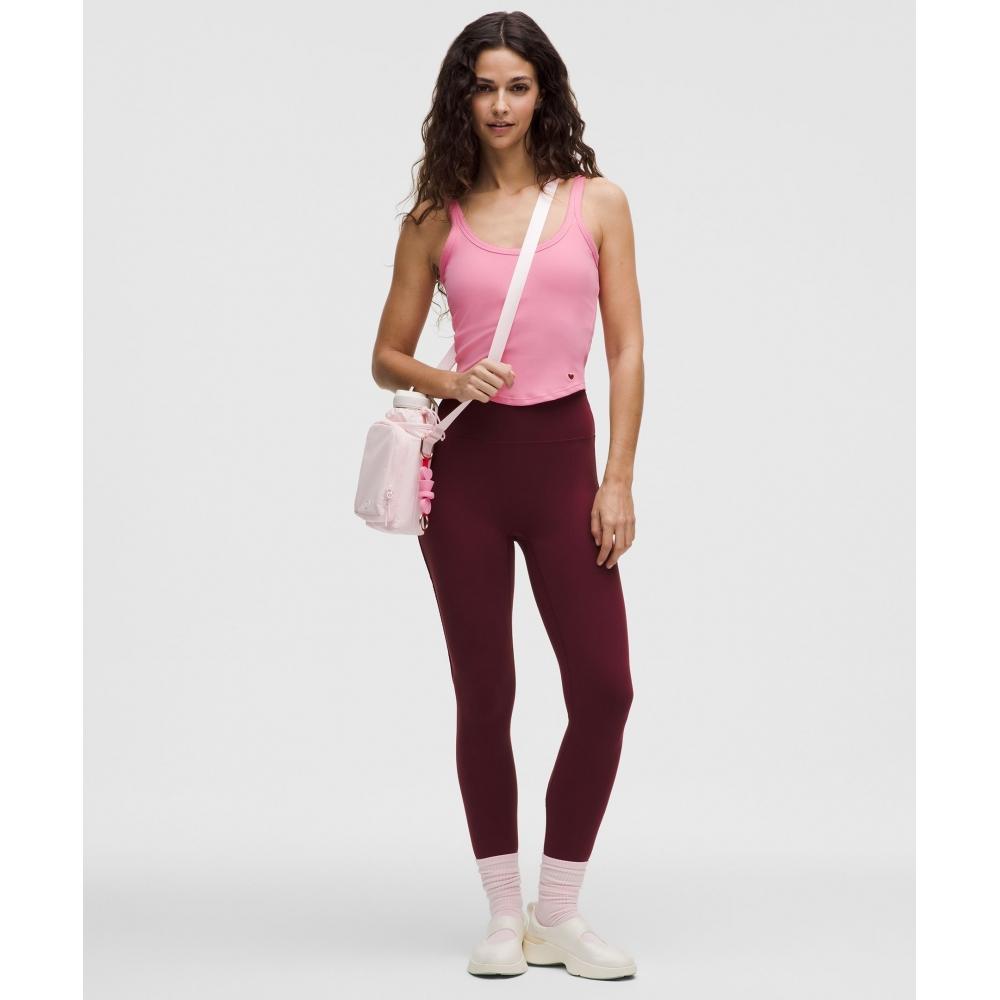 Lululemon Nulu Ribbed Cropped Tank Top  Heart Candy Cloud