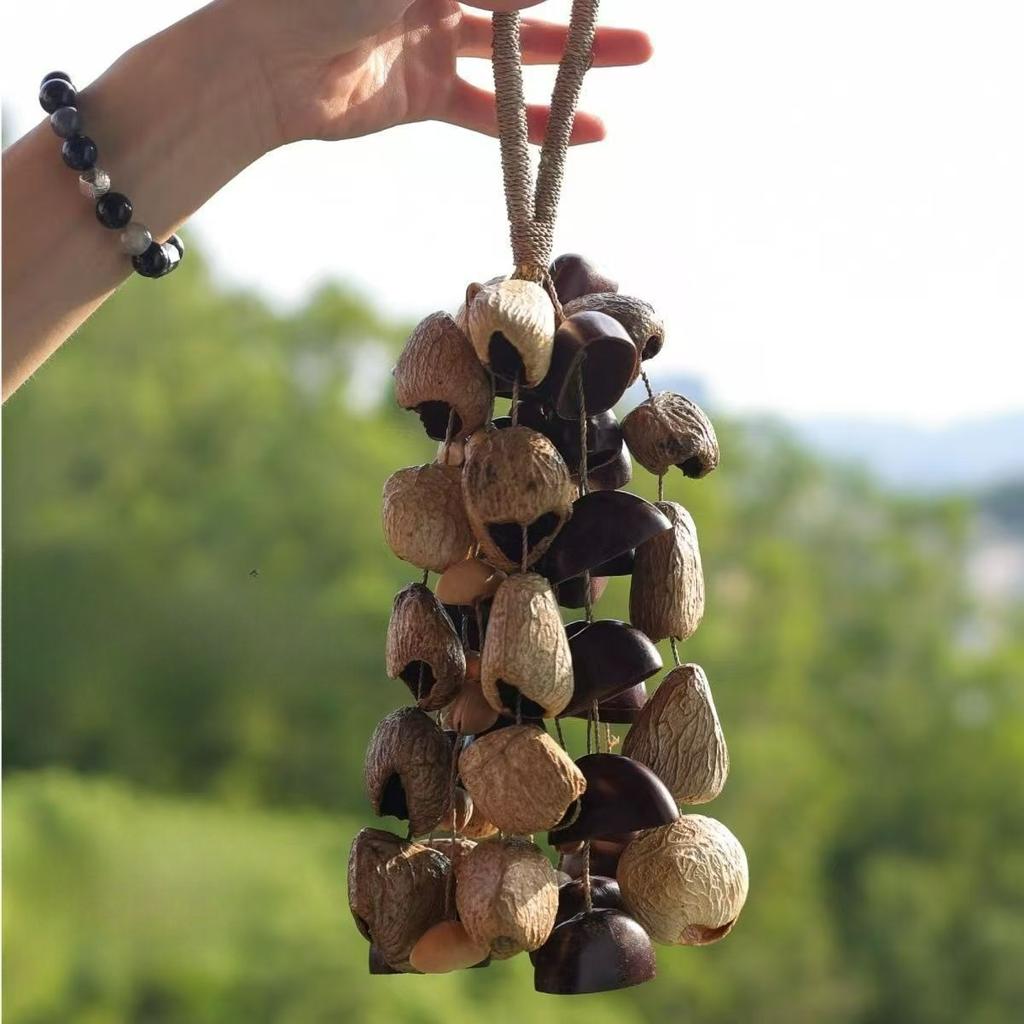Handschlag Fruchtschale Windspiel Gemischt Drei Früchte Holz Personalisiertes Zuhause Dekor