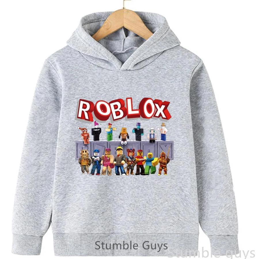 Roblox Kinder Sweatshirt Kapuzenpullover Roblox Welt Print Jungen Mädchen Mode Warme Kleidung