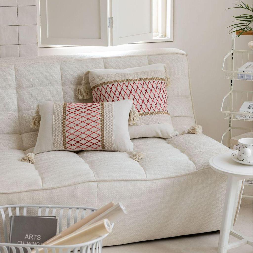 Imanqi Yun Wielokolorowa Żakardowa Poduszka Dekoracyjna na Sofę, Zagłówek Łóżka, Poduszka do Salonu, Krzesło, Samochód (Rdzeń nie jest zawarty).