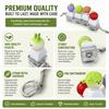 Keyboard Anti-stress Toy Pendant Mechanical Fidget Keychain Stress Relief Clicker  Bag Charms