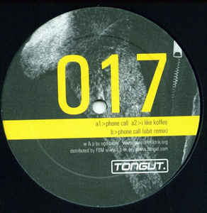 

12inch Record HUGO - Phone Call TON017 Tongut 2005 Sweden Dance & Electronica Used
