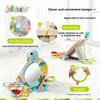 Dinosaur Fun Baby Car Mirror With Visual Stimuli And Rattles For Infant Development
