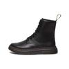 Dr. Martens Round Toe Lace-Up Short Boots Unisex Boots Black 31222001