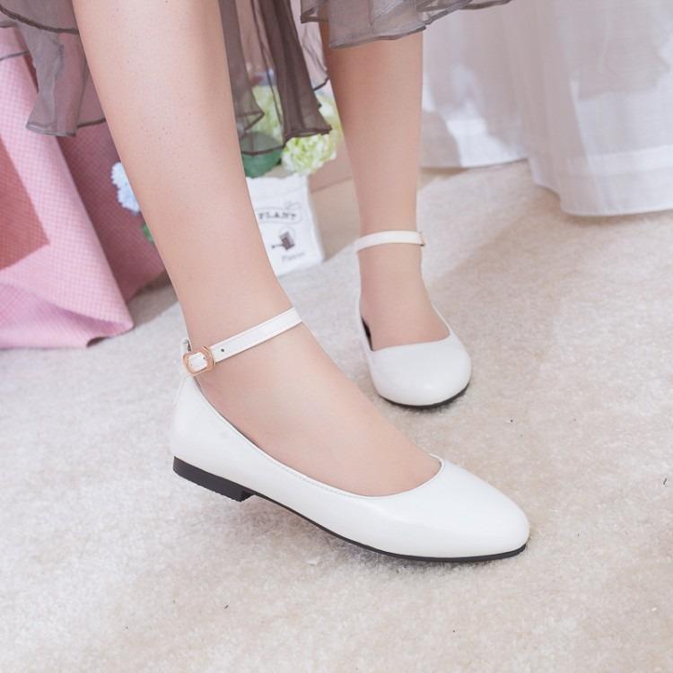 Foreign trade thick heel single shoes women's 2025 summer pointed high heel one-word buckle single shoes black interview work shoes large size
