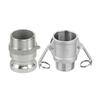 304 Stainless Steel Quick Connect External Thread Lever Type F & B Male End