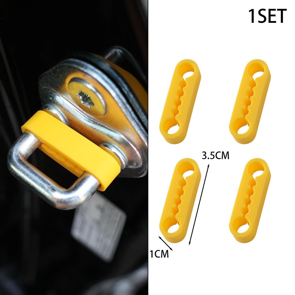 Universal Car Door Lock Damper Buffer for Toyota Nissan VW Hyundai KIA Peugeot Tesla Deadener Seal Shock-Absorbing Noise Reducer