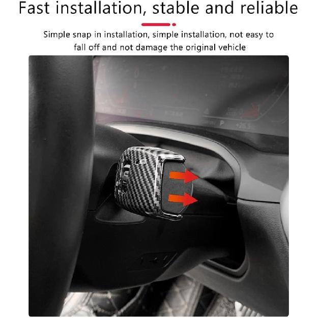 Car Wiper Switch Cover for 3 5 7 Series G20 G30 G11 G12 Sedan Turn Signal Wiper Lever Cover Decor Sticker Trim, 500276593