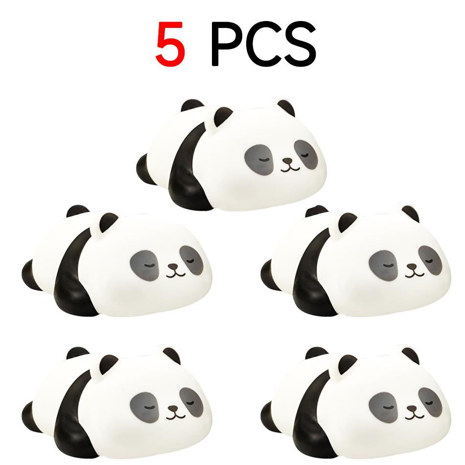 New Panda LED Night Light Living Room Cute Panda Plastic Lamp Bedside Decor Creative Kids Night Light Birthday Gift