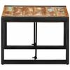 VidaXL Table basse multicolore 50x50x35 cm bois de récupération massif, table latérale, table de salon, table d'accent, bout 4016680