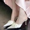 Fashion Elegant High Heeled Shoes Pointed Toe Woman Sandals Summer 2025 Fashion Pumps New Luxury Chaussure