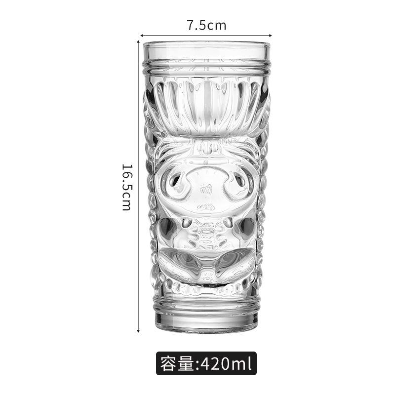 500ml Grimace Beker Hawaïaanse Cocktail Tiki Sapglas Keramische Tiki Mok Creatieve Porseleinen Bier Wijn Mok Beker Bar Mokken