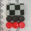 Lightweight 3 In 1 Giant Checkers Set Home Jumbos Indoor and Outdoor Board Game Large Checkers Game for Kids and Adults