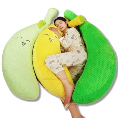 50-150cm Creativo Simulación Gigante Verano Hielo Fruta Plátano Muñeco de Peluche Almohada para Lanzar Decoración del Hogar para Niños Niñas Regalo de Novia