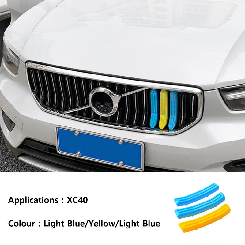 Pro Volvo S60 S90 XC40 XC60 XC90 V60 V90 modifikovaná mřížka švédský styl ozdobná lišta interiérové automobilové doplňky dekorativní