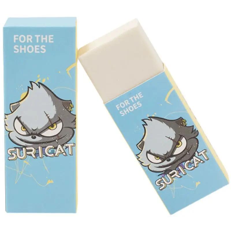 1 PC-Eraser Shoe Brush Rubber Block Super Clean Shoe Cleaning Eraser Suede Sheepskin Matte Shoes Leather Cleaner Sneakers белый