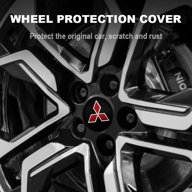 4pcs 56mm 60mm Car Wheel Center Caps Hub Car Rims Cover Hubcap For Mitsubishi 9 X ASX L200 Colt Outlander Pajero Lancer Eclipse