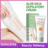 BIOAOUA Cremă delicată pentru îndepărtarea părului cu Aloe Vera