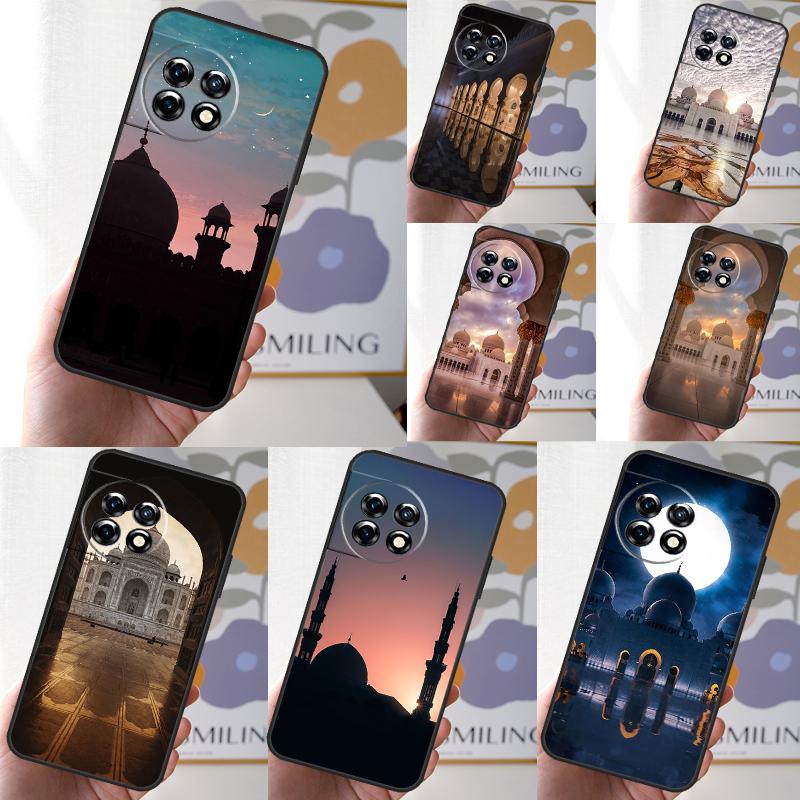 Arabic Muslim mosque building Cover For OnePlus Nord 3 2 CE 4 Lite N30 N20 N10 OnePlus 8T 10T 13 13R 12 12R 11 10 Pro Case