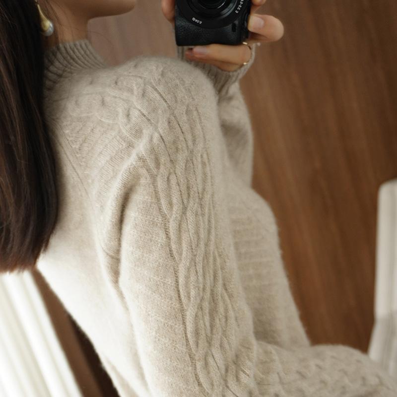 Women Sweater Turtleneck MODERN NEW SAGA Winter Knitted Pullover Autumn Soft Warm Wool Sweaters Knit Top Female Jumper
