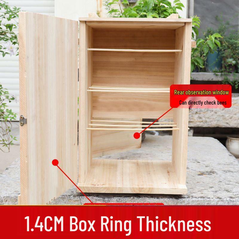 

Three Gorges Fir Wood Beehive for Chinese Bees: Vertical Luring Bucket with Full Frame Set
