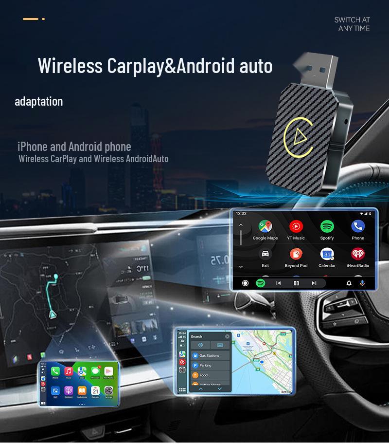Top-Selling Wireless CarPlay & Android Auto Converter Module
