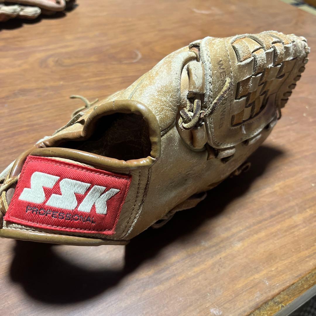 Used SSK DIMPLE POWER GLOVE Menki Emoto model
